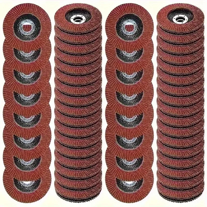 20個入り-45インチ-115mm-フラップディスク-22mm穴付き-サンディング研磨ホイール-アングルグラインダー用