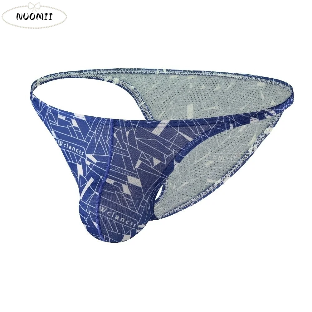 

Simple Low Waist Male Underwear Stretch Fashion Men Briefs Moisture Wicking Breathable Geometric Pattern Panties Gifts