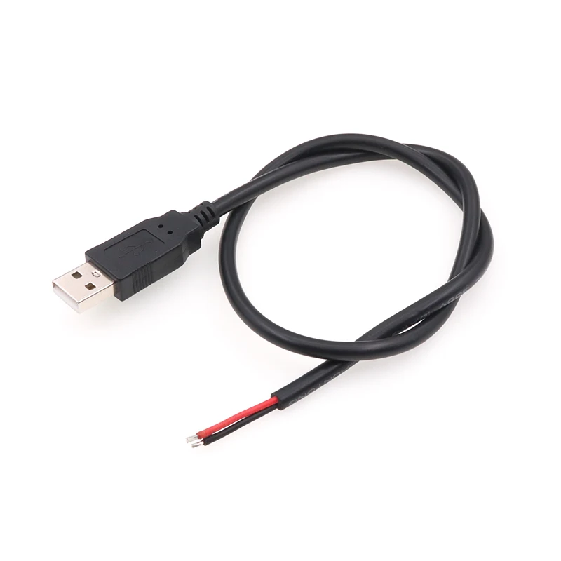 Cord 2/4 Core USB Cable Extension Data Power Male Female Single Head Led Light Cable for Fan, Keyboard, LED Board, Light Bar