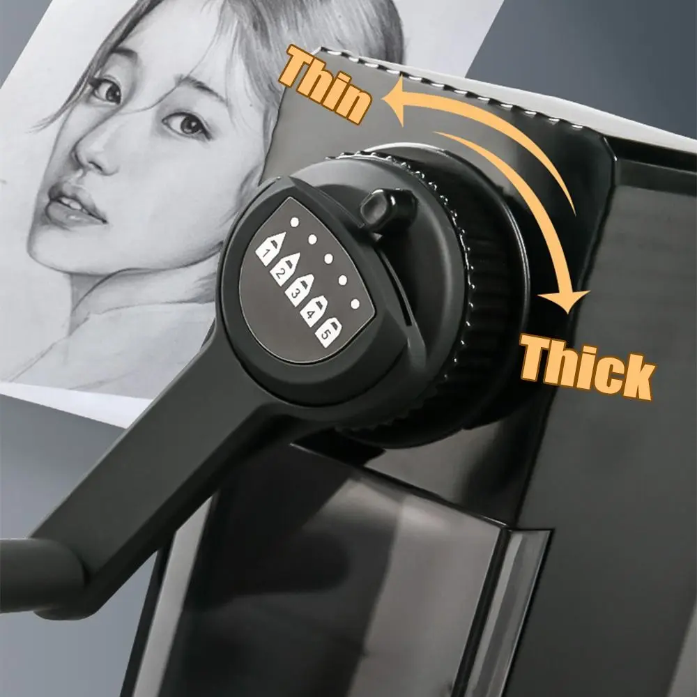 

Ручная точилка для карандашей с кривошипным механизмом, ультратонкое спиральное стальное лезвие, V-образный резак для карандашей, для художников