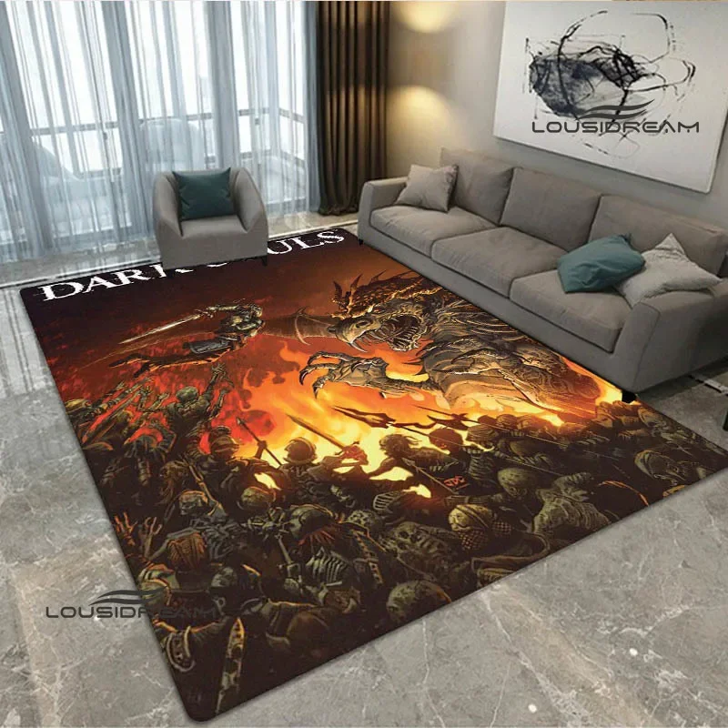 3D game D-Dark Souls print carpet living room bedroom carpet balcony bathroom non-slip door mat photography props birthday gift