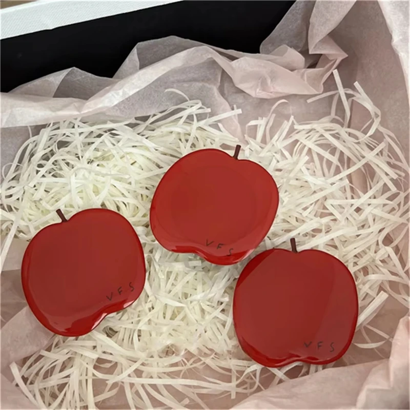 Korean Cute Red Apple Griptok Bracket for IPhone 15 14 13 Samsung Food Phone Accessories Holder Ring Support Stand Grip Tok Gift