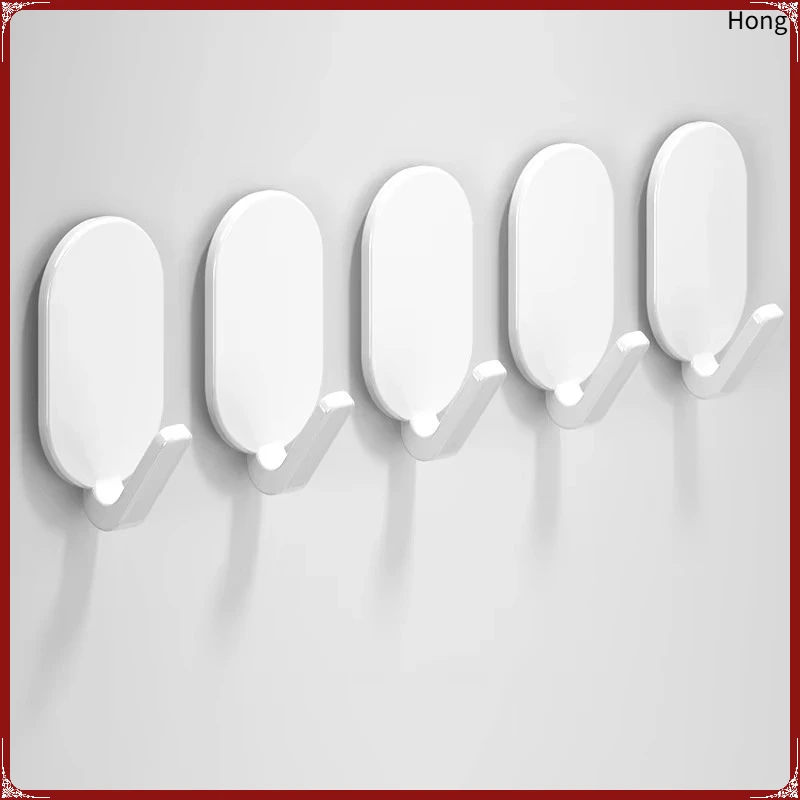 5-10 Pack No-Drill Adhesive Hooks for Kitchen And Bathroom Special Strong No-Trace Towel Hanger Multi-Scene Door Back Hooks