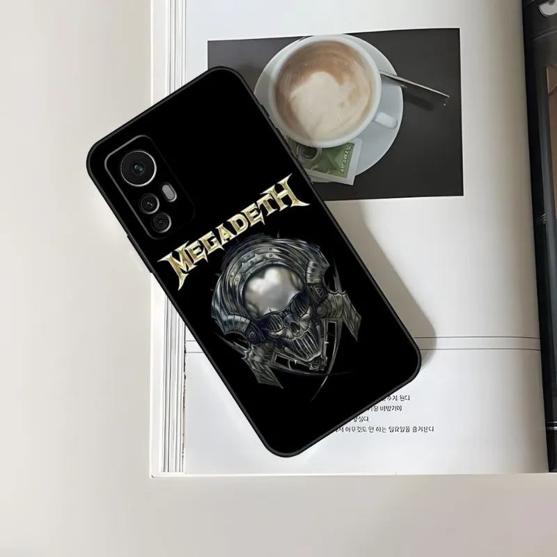 M-Megadeth Logo Phone Case For Xiaomi 13 12 11T 11 9 9T 8 9SE 11i Lite Ultra Note10 Poco F3 M3 M4 X4 GT Pro Back Cover