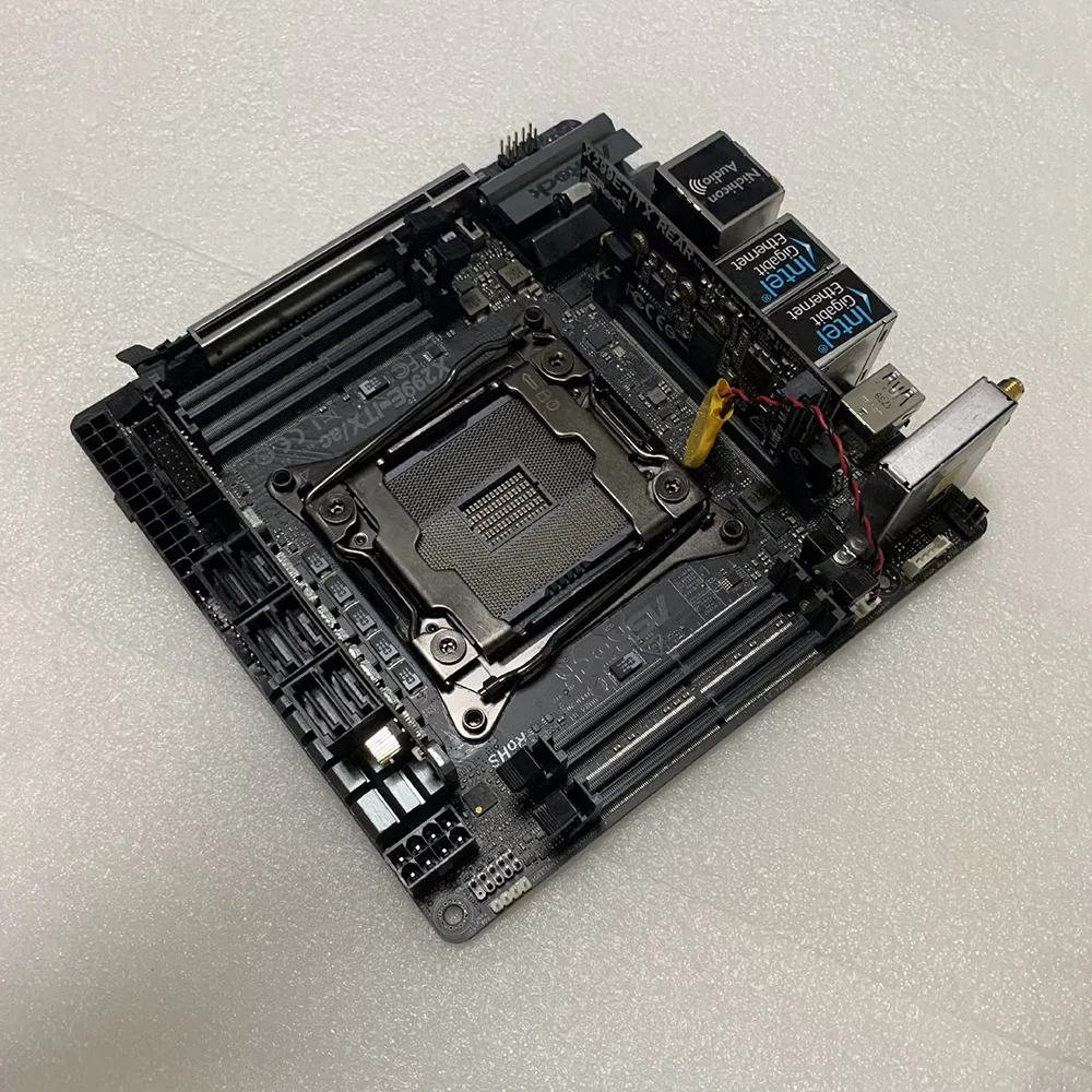 

X299E-ITX/AC motherboard with DDR4, PCIe 3.0, 6 x SATA