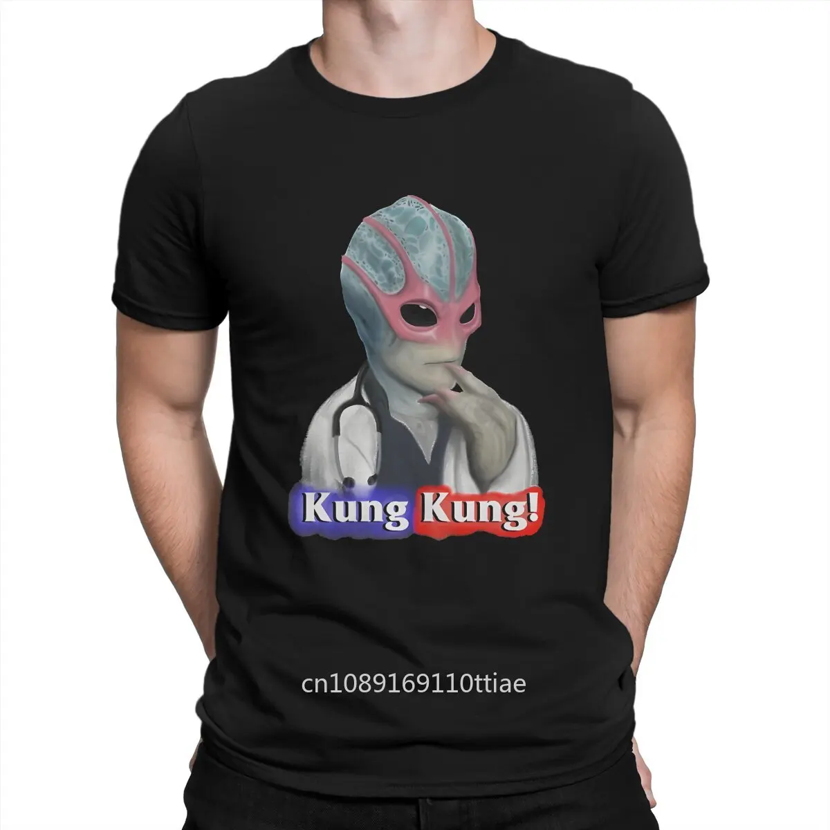 Solving Crime Like Kung Kung Cute Gifts Man's TShirt Resident Alien O Neck Short Sleeve 100% Cotton T Shirt Funny Top Quality