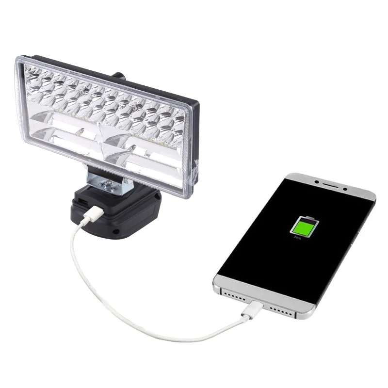 Lampada da lavoro a LED portatile 180W Luci inondazione a LED impermeabili super luminose per esterni