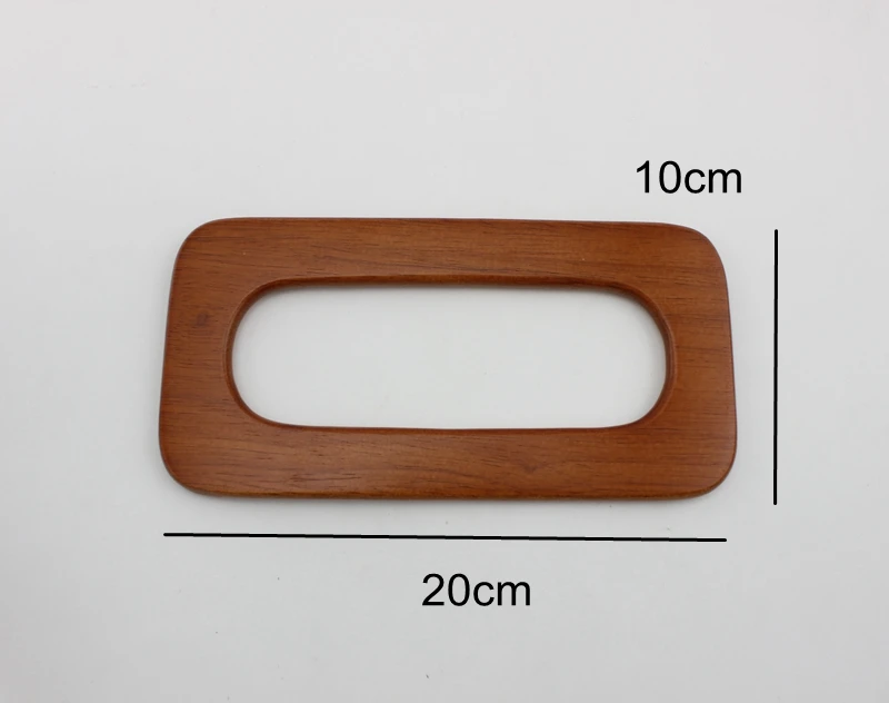 5 pairs=10 pieces,20*10cm Large Solid Natural wood handle for knit bag sewing,Rectangular Wood woman bag handles