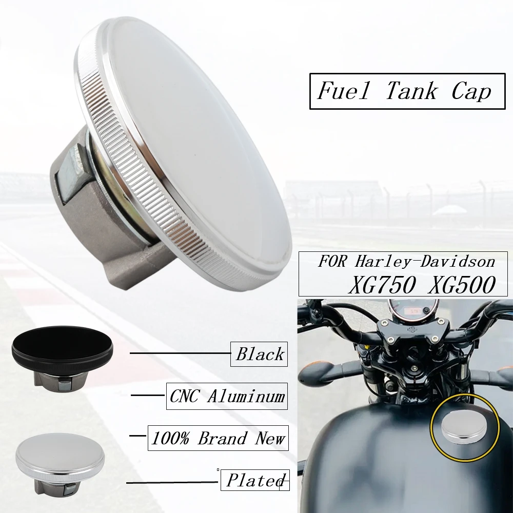 XG750 XG500 Motorcycle Accessories Fuel Tank Cap Fuel Storage Tank Cover Aluminum Glossy For Harley Street 750 500 2015-2019