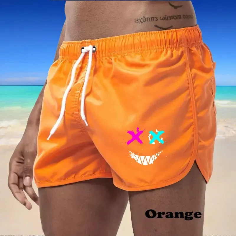 Shorts Men Swim Trunks Quick Dry Board Shorts Bathing Suit Breathable Drawstring With Pockets Surfing Beach Sweat Pants