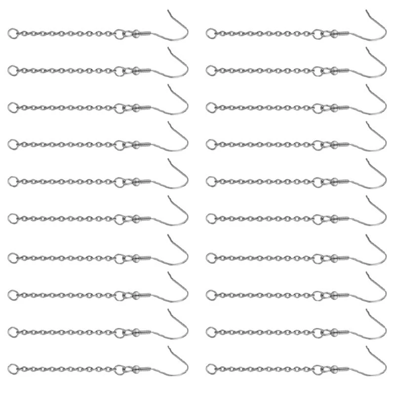 

20Piece Chain Extender Set Extension Tail Chain Charm for DIY Jewelry Enthusiast