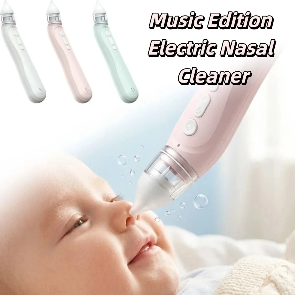 

Electric Music Baby Electric Nasal Cleaner Cleans Snot Removing Mucus Earwax Removal Device Nasal Aspirator For Newborns