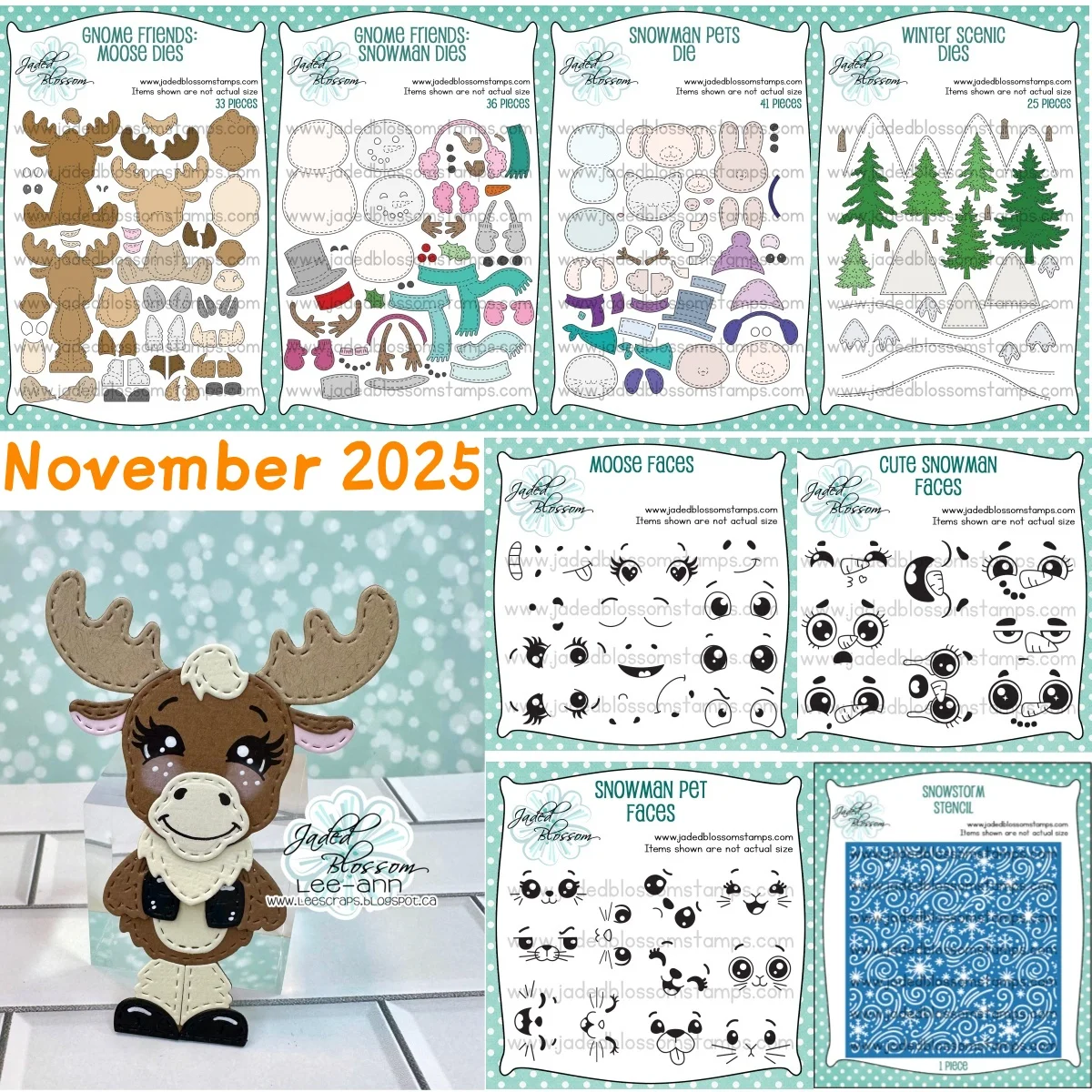 

Christmas Moose Gnome Snowman Metal Cutting Dies Clear Stamps Stencil for DIY Decorating Scrapbook Paper Card Album Embossing