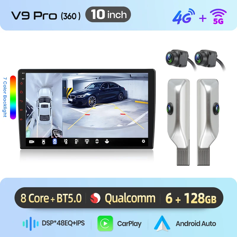 Junsun Autoradio voor Skoda Fabia 2 2007-2014 draadloze CarPlay Android Auto intelligente auto-systemen BT FM Geen 2din DVD