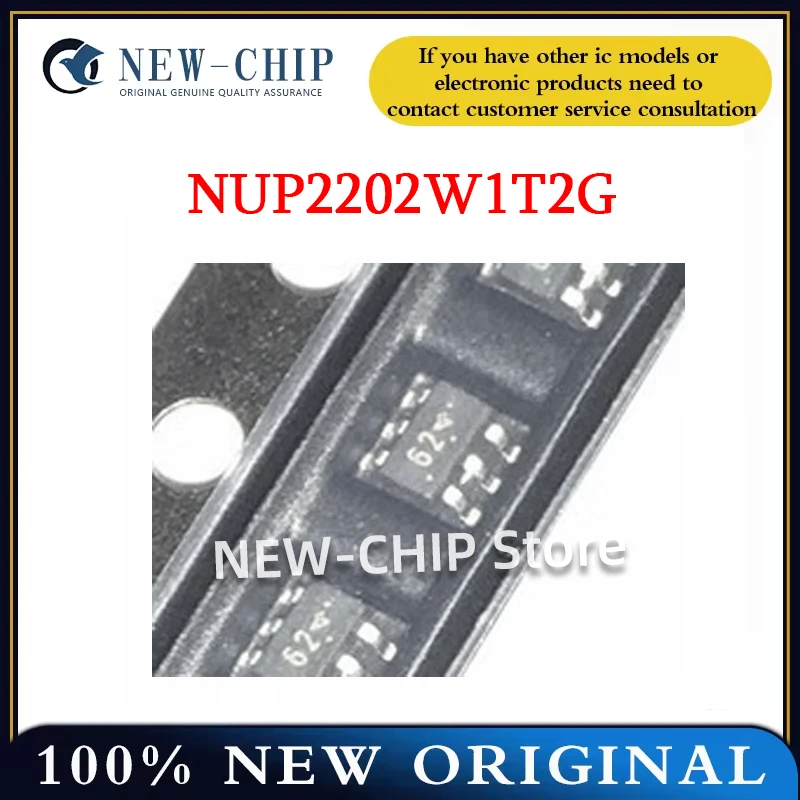 5PCS-100PCS/LOT   NUP2202W1T2G  Screen printing 62  patch  SOT-363  TVS electrostatic protection diode  New Original  NUP2202