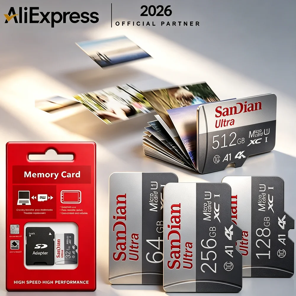 Carte mémoire SD 128 Go 256 Go 512 Go U3 V30 haute vitesse, best-seller, vente flash pour enregistreur de voiture, caméra de camion, surveillance vidéo 4K