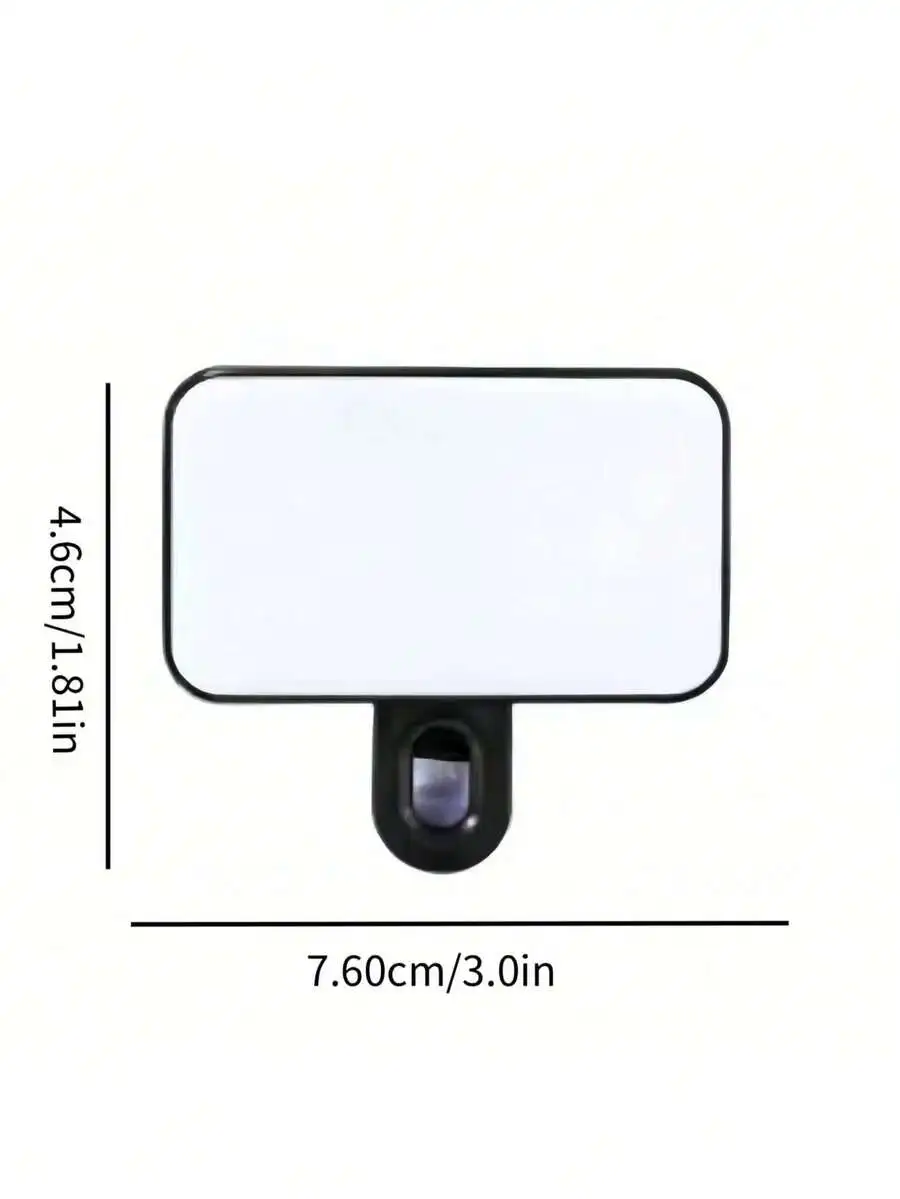 

Portable Mini Clip-On LED Fill Light For Vlogging Live Streaming Selfie Video Zoom Meeting
