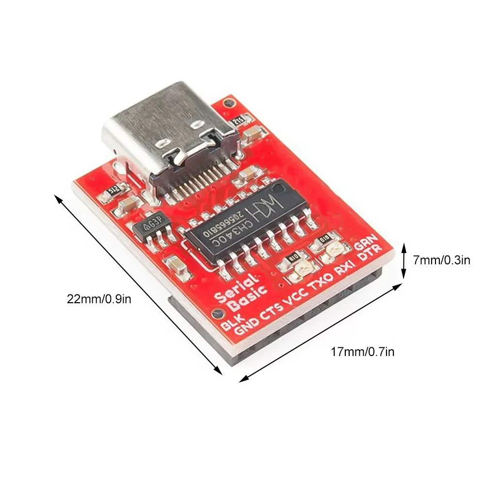 5/10/30/50Pcs Type-C USB To TTL Serial Port CH340C Module Upgrade MCU Download Flash Cable For Arduino Satellite Receiver Flash