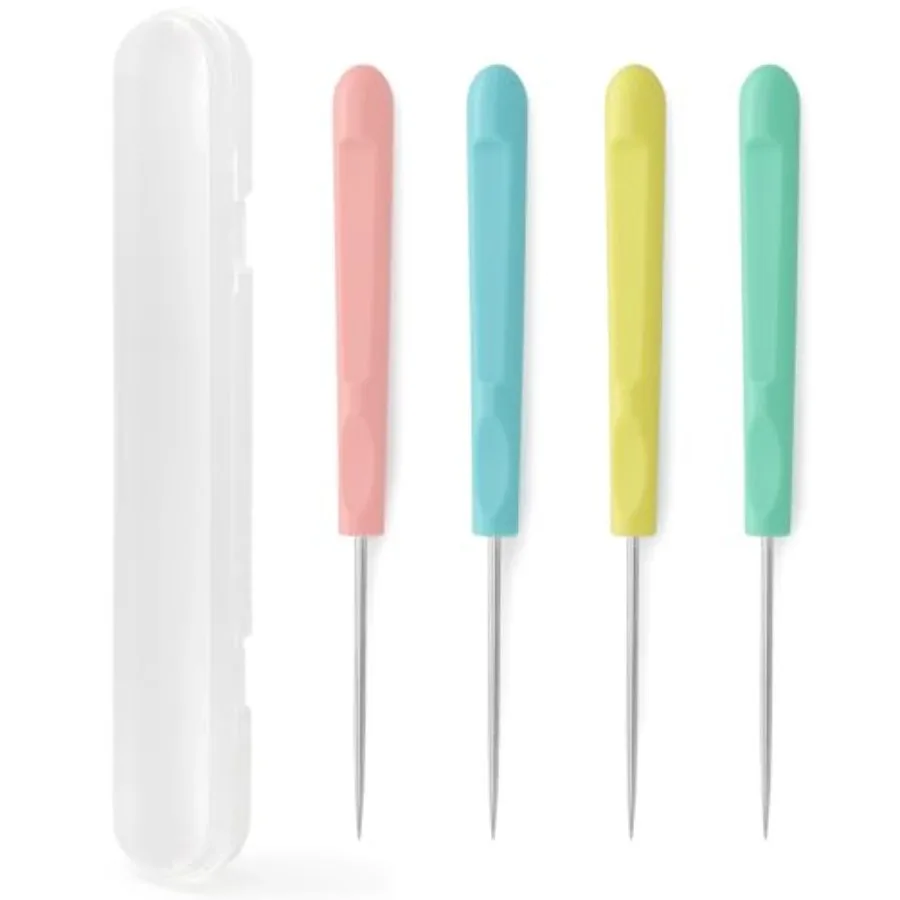 4Pcs Sugar Stir Needle Scriber Needle Cookie Decorating Supplies Tool 5.2"