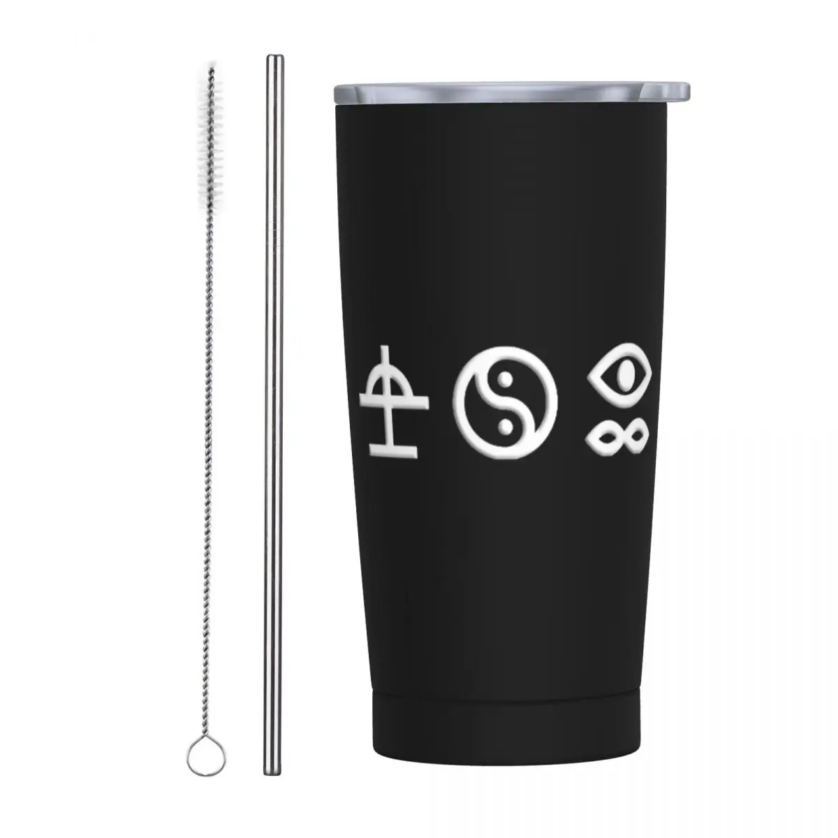 Bad Omens Is An American Metalcore Stainless Steel Tumbler Vacuum Insulated Mugs Thermal Cold Cups Straw With Lid 20oz