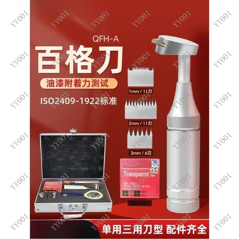 Film Cross Hatch Tester Paint Adhesion Test Tool Grid Cutter Kit For Coating Detection