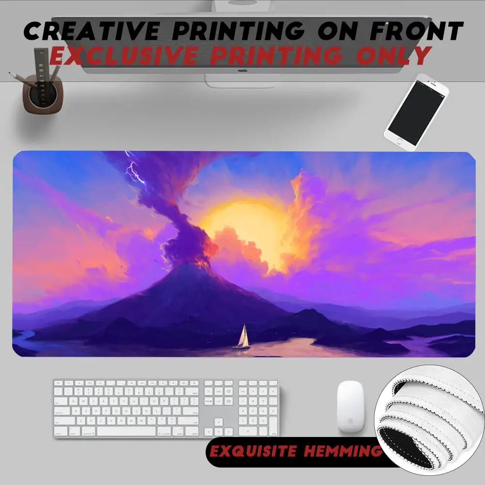 

Mouse Pad Non-Slip Rubber Edge locking mousepads Game play mats Popular Artists Landscape Paintings for notebook PC computer