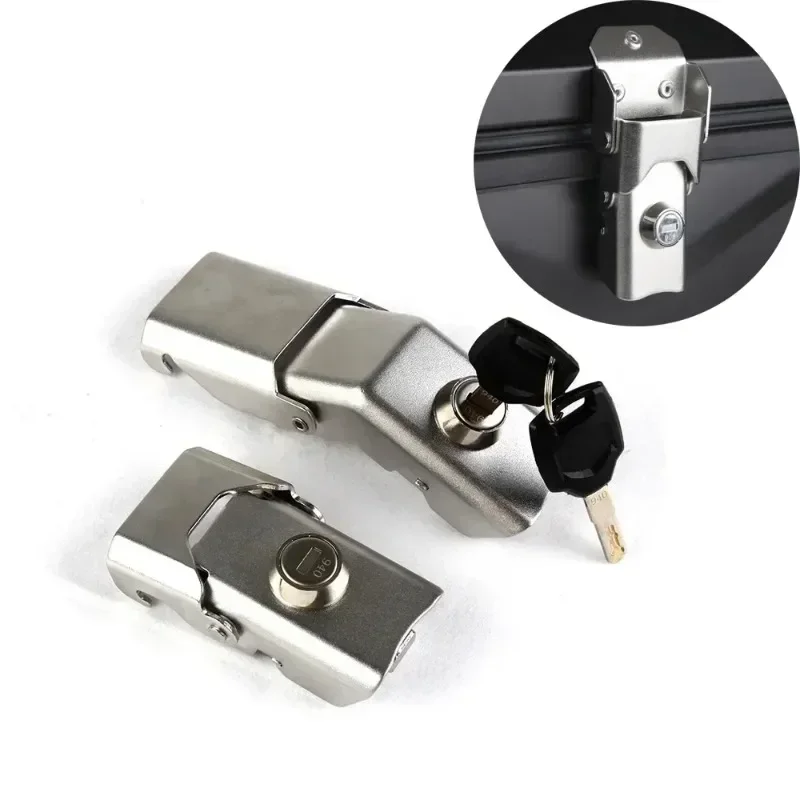 Motorcycle Modified Aluminum Alloy Tail Box Accessories Upper and Lower Locks Lock Core Tail Box Supporting Locks