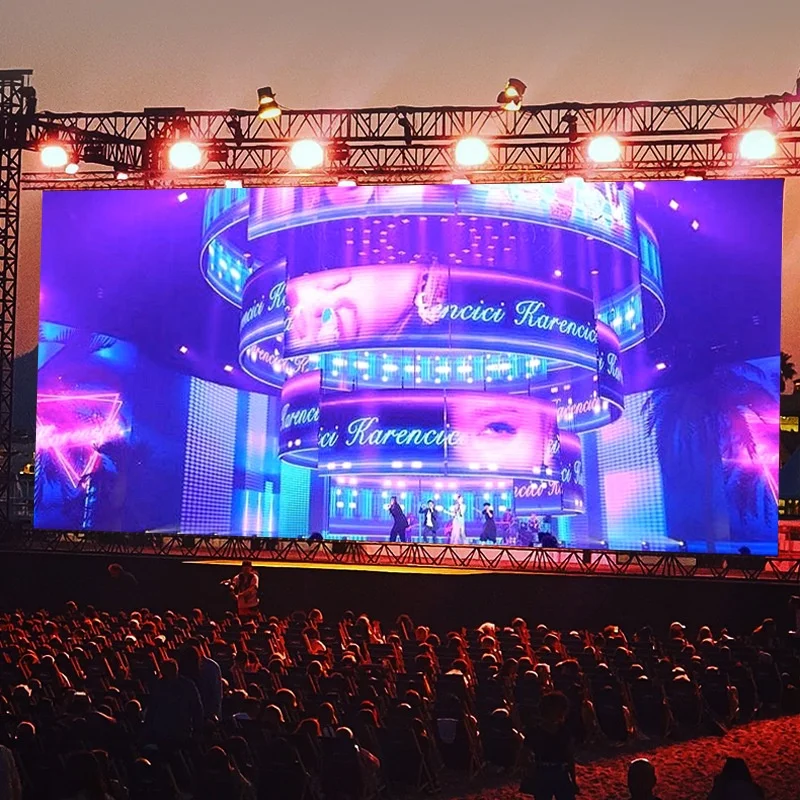 High Resolution Outdoor Advertising LED Display Factory Price Full Color Digital P1.25P2P2.5P3P4P5P6P8 for Large Outdoor Use