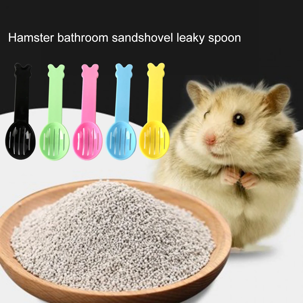 

Newest Five Colors Plastic Litter Scoop Small Pet Hamster Squirrel Toilet Sand Waste Scooper Mini Shovel Cleaning Tool