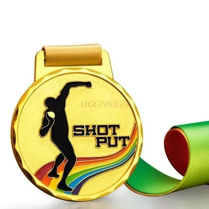 Schot zetten, medaille, sport, voetbal, basketbal, atletiekkampioen, gouden medaille