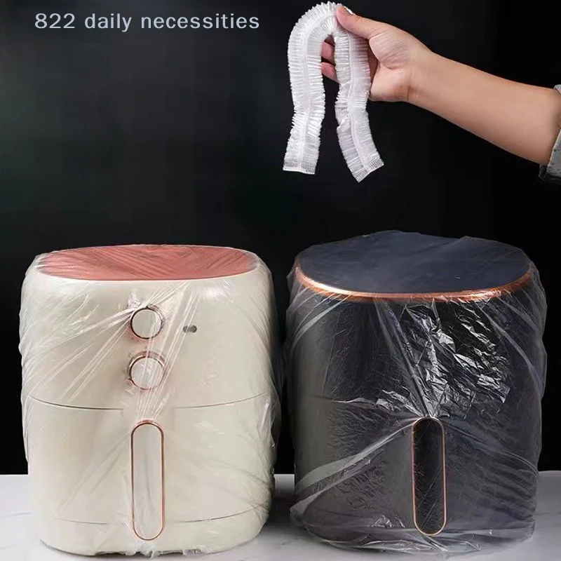 convenient10pcs Furniture Plastic Cover Dust-Proof Disposable Thicken Upgrade Drop Cloth For Electric Cooker Oven Electric Fan