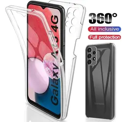 360° Full Cover Clear Case For Samsung Galaxy A13 A14 A54 A24 A04S A53 A73 A33 A23 A52 A32 A51 A71 S24 S23 Hybrid Silicone Hard