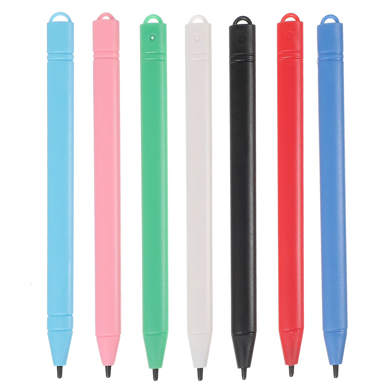 7 Pcs Tableta LCD Stylus Pen Tablets Graffiti Child Pens for Touch Screens with Ink Black