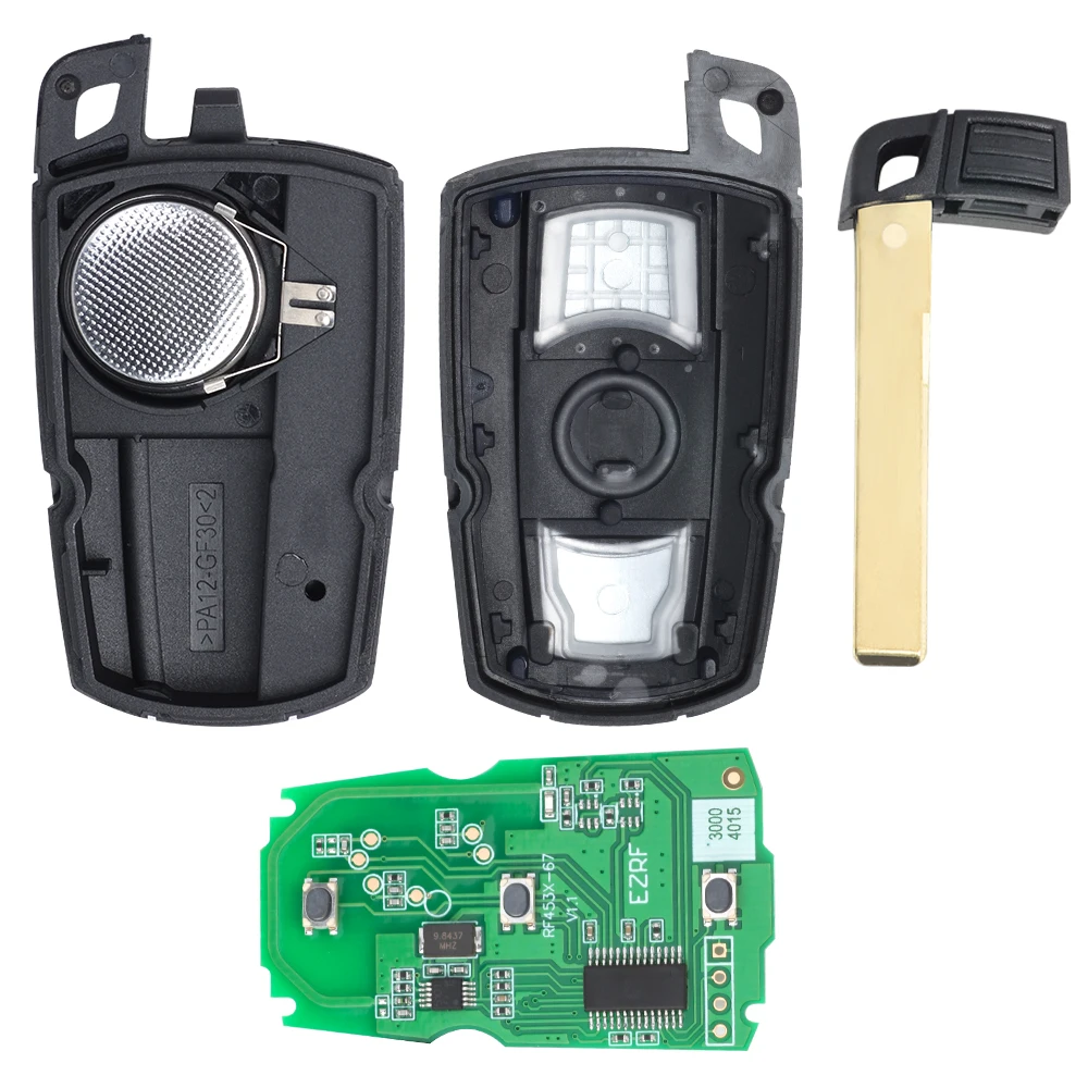 KEYECU Keyless-Go 315MHz PCF7953 /868MHz PCF7945 Intelligent Remote Key for 2006 2007 2008 2009 2010 2011 BMW CAS3 3/5 Series X5