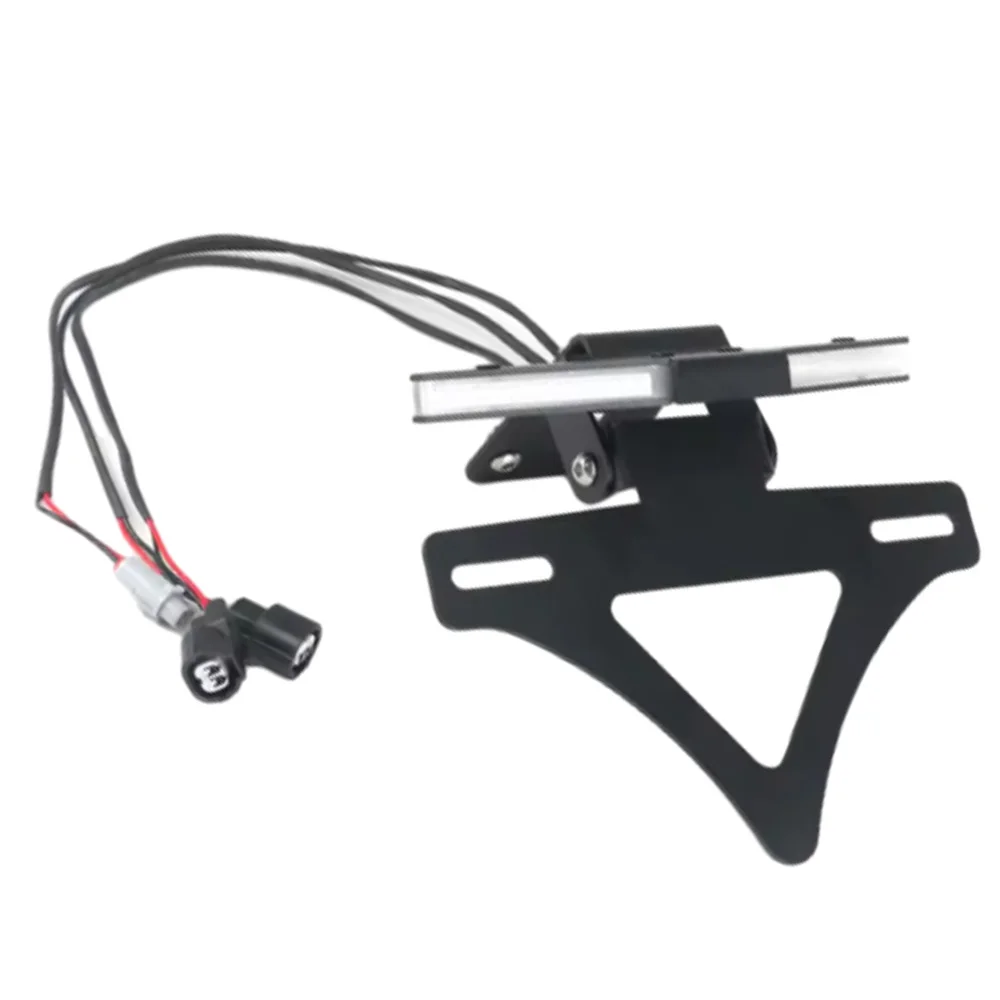 For Kawasaki Ninja ZX-6R 636 2024 2025 2026 Motorcycle Rear License Plate Holder with LED Light Motorcycle Accessories 12 V
