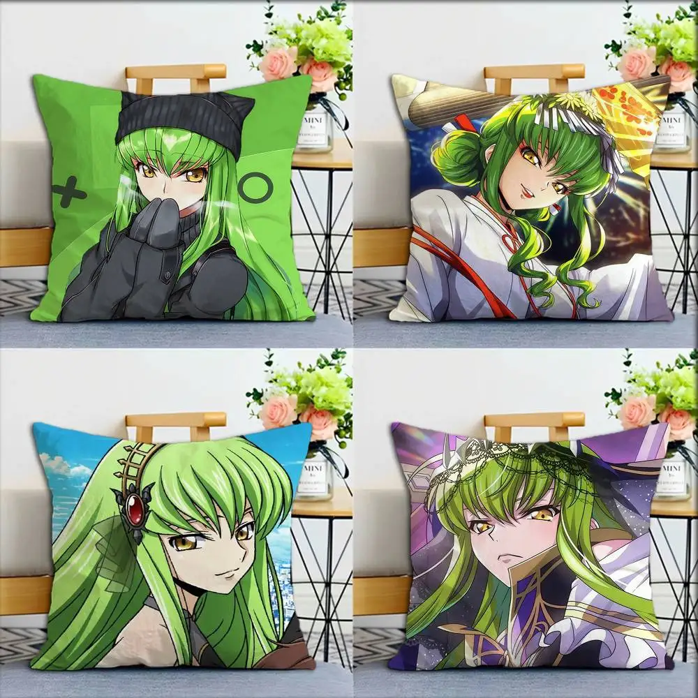 

Anime C-Code Geass-s World Various Sizes Square Pillow Case For Car Home Bedchamber Decor