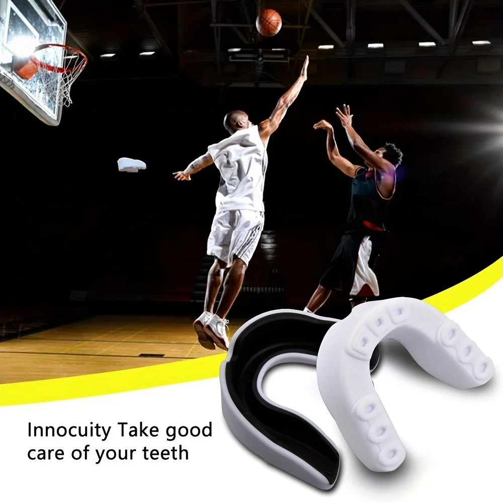 1/2/4pcs Sports Mouthguard Prevents Tooth Wear Suitable for Football Basketball Boxing Comfortable Fit Protect Teeth and Jaw