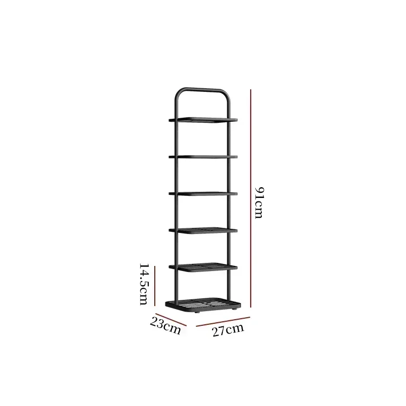 Light Luxury Multi-Layer Iron Art Shoe Hanger Double Pipe Wardrobe Organizer Enhanced Load Bearing Modern Design Home Storage