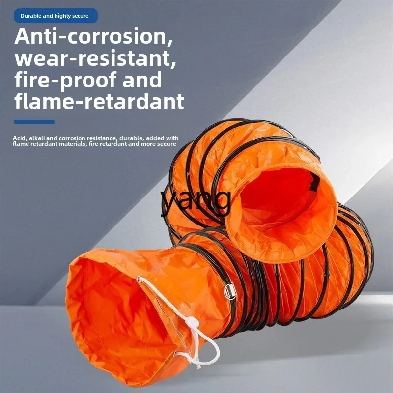 LTT telescopic ventilation duct formaldehyde removal industrial high temperature exhaust pipe fan