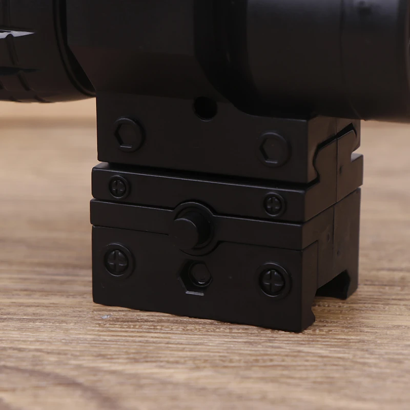 نطاق المكبر البصر القابل للطي مشاهد المدمجة مع غطاء الوجه يصلح ل 20 مللي متر 21 مللي متر السكك الحديدية جبل اللعب تلسكوب الملحقات #3