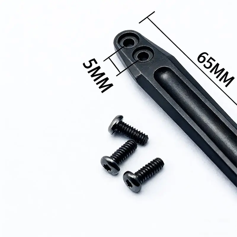 AFOURT-Klappmesser-Zubehör für Hd XM18, XM24 – Titan-Taschenclip mit tiefer Tragelänge und Rückenklammer, Gold – Detail 2
