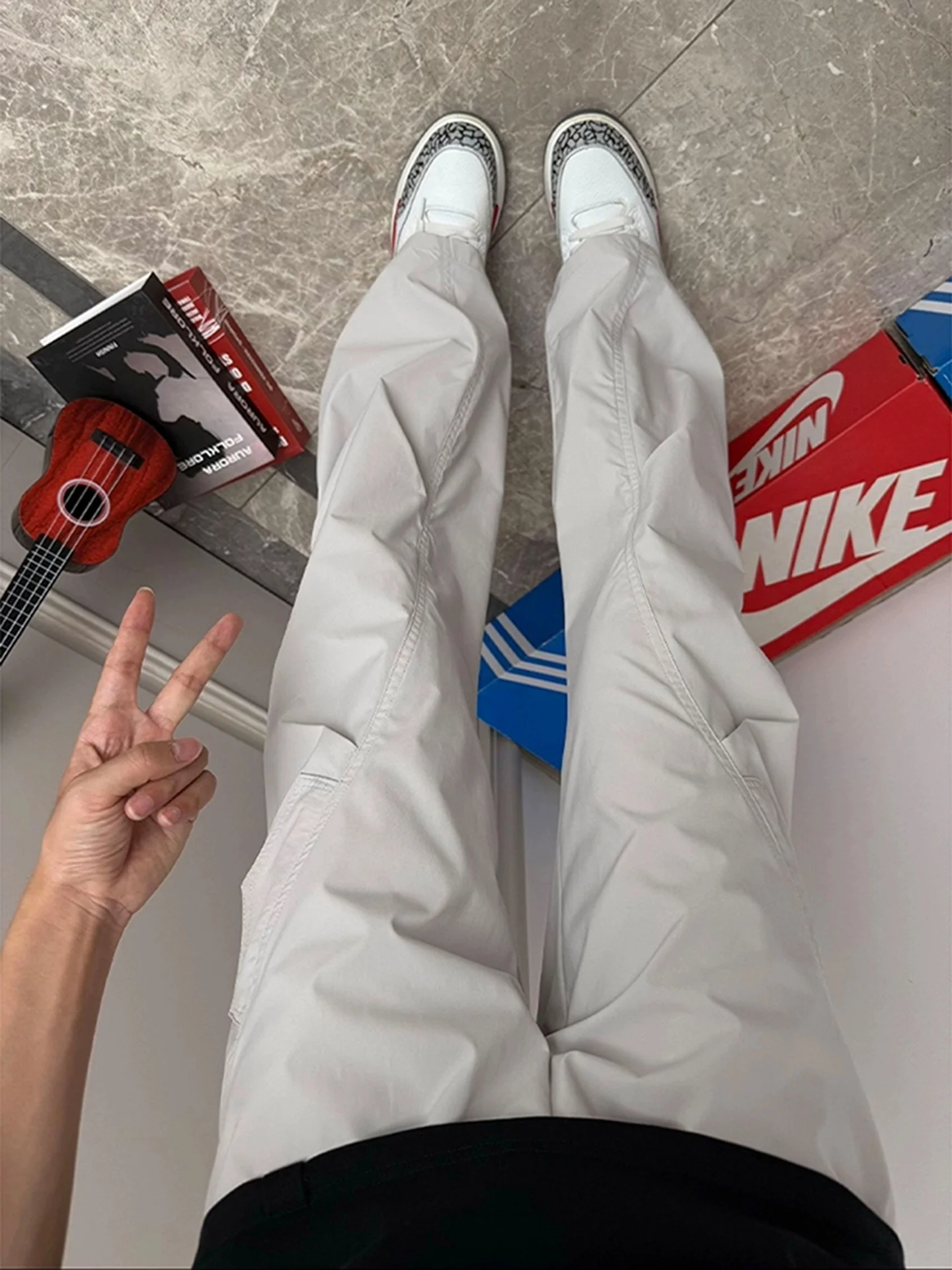 

Американские рабочие брюки-карго American Sle Bell Bot для мужчин, осенние, водонепроницаемые, быстросохнущие, для десантных операций, прямые, удлиненные