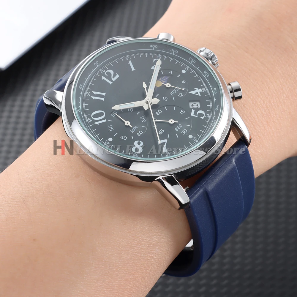 Schnellverschluss-Gummi-Uhrenarmband für Omega Ersatzarmband für Tissot für Citizen für Seiko 18mm 20mm 22mm 24mm Silikonbänder – Detail 9