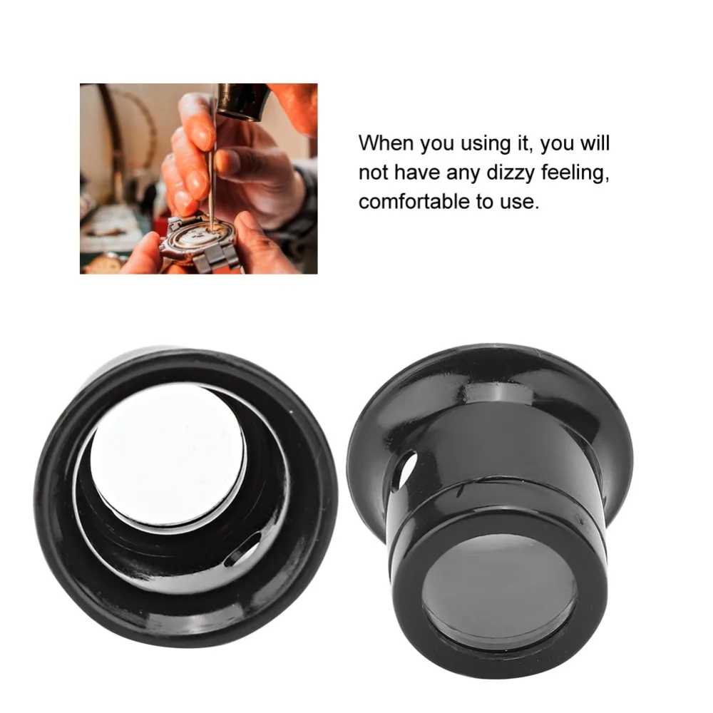 

2Pcs 10X Magnification Watch Magnifying Eye Glasses 5X Magnification 3X Magnification Watch Repair Loupe