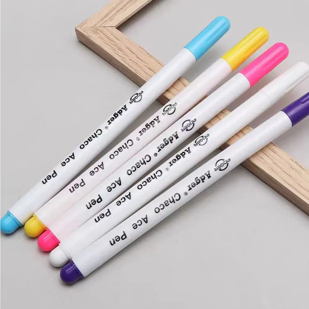 1/3pcs Disappearing Erasable Ink Fabric Marker Pen Cross Stitch Water Erasable Pen Tailor'S Quilting Sewing Tools Dressmaking