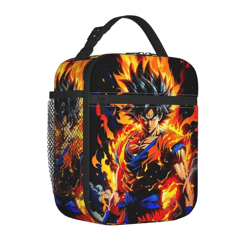 Heiße Verkäufe Dragon Ball Goku Essen Ramen Isolierte Mittagessen Tasche Thermische Tasche Wiederverwendbare Mahlzeit Container Hohe Kapazität Tote Lunch Box