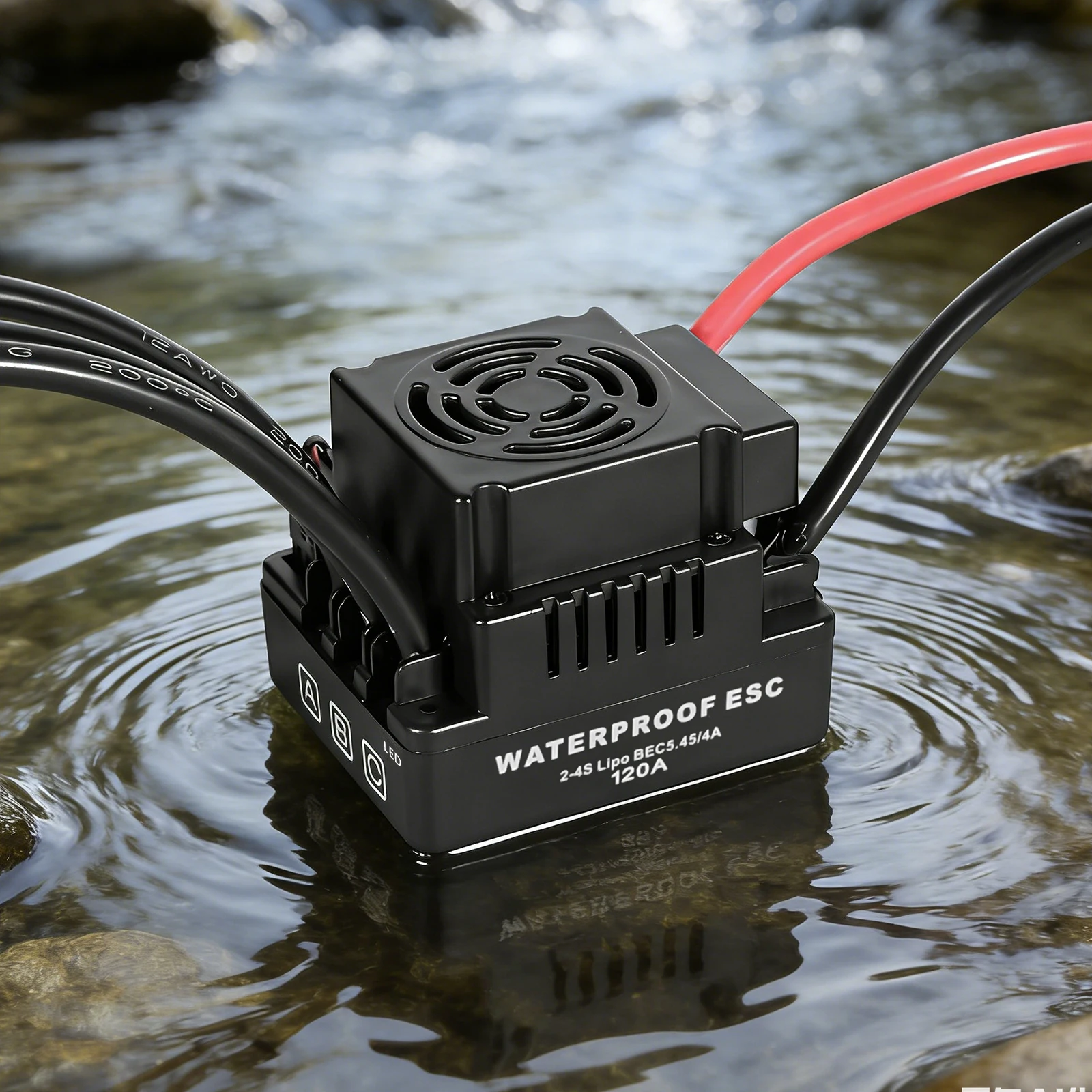 Aggiornamento Sensorless 60A 80A 120A S-80A S-120A Brushless ESC Regolatore di Velocità Elettrico con 5.5V / 3A BEC per 1/8 1/10 RC Auto