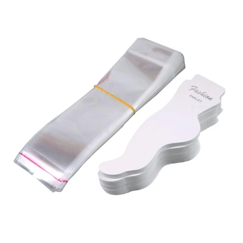 

Карты дисплея в штуке прозрачная сумка Blank Card Clip Paper Mabels для дисплея