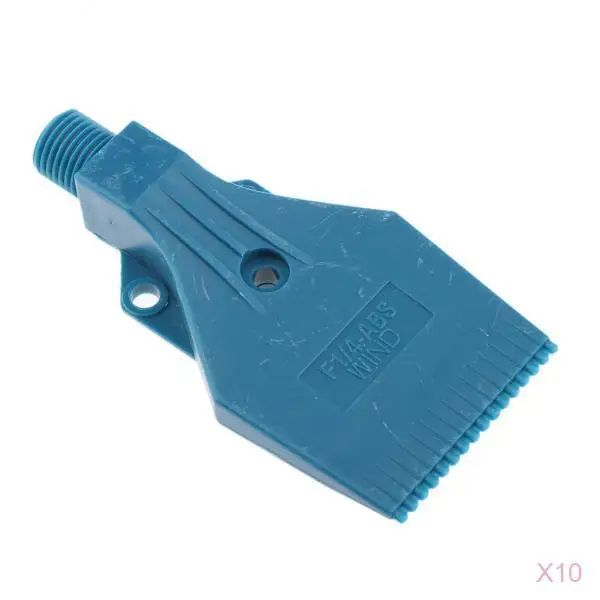 ABS Plastic Blowing Jet Nozzle Flat Air Knife Spray Head for Bottle Tank Cleaning and Cooling Jobs