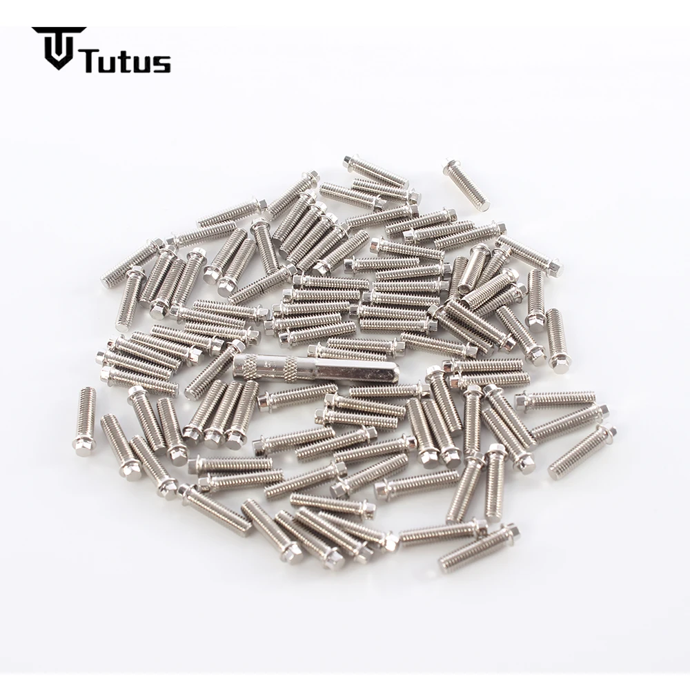 M3*12 flange head bolt hexagon screw head screw suitable for 1/10 1/6 RC crawler car TRX4 SCX6 raVS4-10 LCG wheel  2.2 2.9 inch